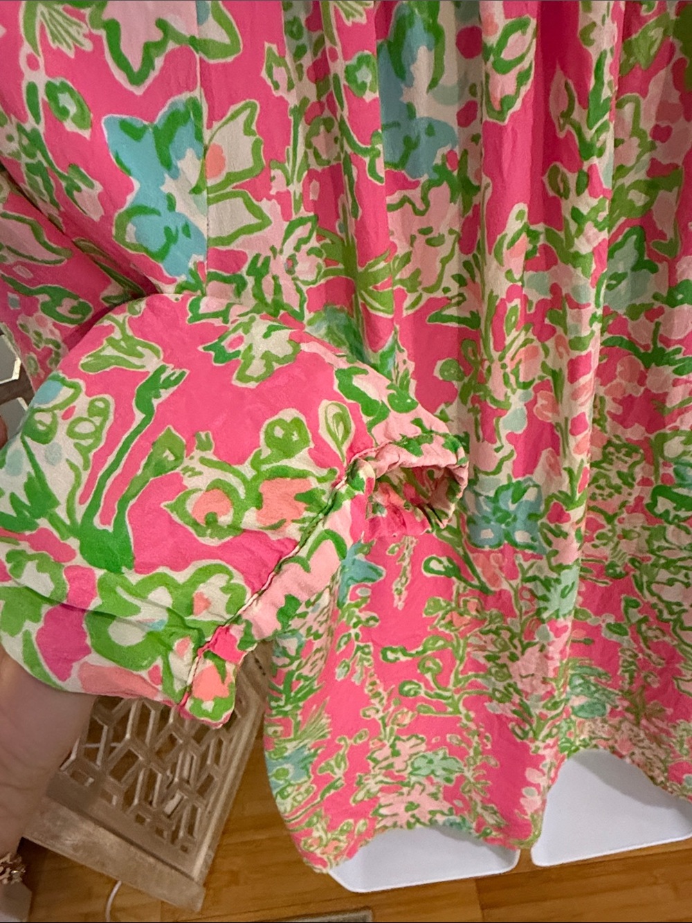 Lilly Pulitzer Southern Charm 100% Silk Elsa Top Size Small RARE - Picture 10 of 13